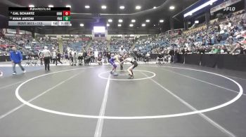 113 lbs Champ. Round 1 - Evan Antoni, Pittsburg HS vs Cal Schartz, Great Bend