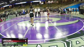 110 lbs Champ. Round 2 - Jazlyn Diaz, Riverdale High School vs Jansen Drumgoole, Greenbrier High School