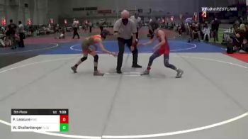 74 lbs 5th Place - Parker Leasure, Pikes Peak Warriors vs William Shallenberger, FL/Shield