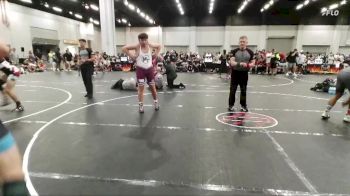 190 lbs Round 2 (4 Team) - Akeem Mitchell, Top Rank Hawks Wrestling vs Thomas Peterson, Refinery Wrestling