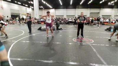 190 lbs Round 2 (4 Team) - Akeem Mitchell, Top Rank Hawks Wrestling vs Thomas Peterson, Refinery Wrestling