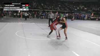 G 132 lbs Cons. Round 4 - Chloe Green, Broadmoor Girls vs Lisbeth Martinez-Ruiz, John Ehret Girls