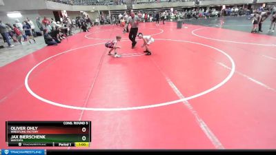 70 lbs Cons. Round 5 - Jax Bierschenk, Wayzata vs Oliver Ohly, Wrestling Factory