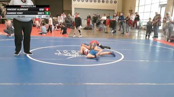 65 lbs Rr Rnd 4 - Vincent Albright, Washington Twp - ESC vs Zander Vogt, SAVAGE Wrestling Academy - ESC