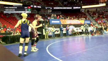2A-157 lbs Cons. Round 3 - Will Goodlove, Mount Vernon vs Dirk Boyles, Burlington Notre Dame
