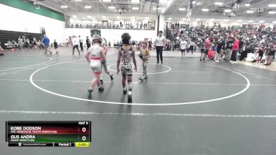 70-75 lbs Round 2 - Gus Andra, Maize Wrestling vs Kobe Dodson, Ste. Genevieve Youth Wrestling