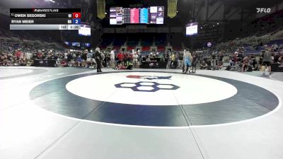 165 lbs Cons. Sub-rd Of 16 - Owen Segorski, MI vs Ryan Meier, MA