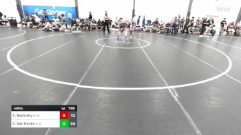 148 lbs Quarterfinal - Charlie Bacinsky, Blue Wave vs Chase Van Hoven, Team Alien UFO