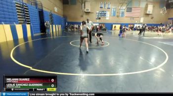 145lbs Champ. Round 3 - Leslie Sanchez Guerrero, Ephrata (Girls) vs Melanni Suarez, Davis (Girls)