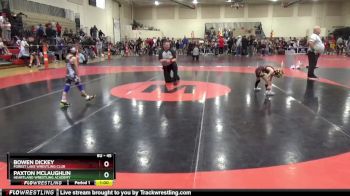 45 lbs Semifinal - Bowen Dickey, Forest Lake Wrestling Club vs Paxton McLaughlin, Heartland Wrestling Academy