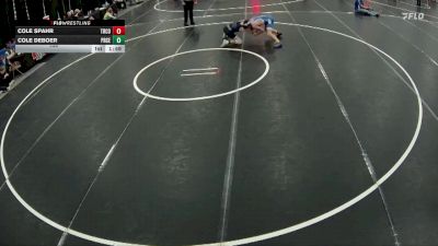 144 lbs Finals (8 Team) - Cole Spahr, Tri County vs Cole DeBoer, Pierce