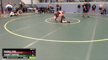157 lbs Cons. Round 3 - Everett Monteil, Anchorage Freestyle Wrestling Club vs Russell Page, Baranof Bruins Wrestling Club