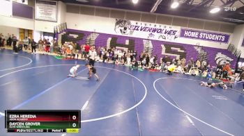 55 lbs Champ. Round 1 - Daycen Grover, Elite Wrestling vs Ezra Heredia, Agon Academy