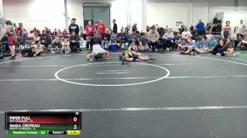 75 lbs Round 2 (6 Team) - Piper Full, Mat Assassins vs Giada Croteau, Misfits Strength