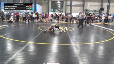 66 lbs Quarterfinal - Kayden Turner, Mercersburg vs Max Ralston, Sewickley