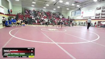 130 lbs 1st Place Match - Bailey Bachman, CHILLICOTHE vs Jayana Mattingly-Essex, CENTER