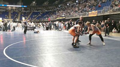160 lbs 7th Place - Ash Musto, Wellsboro vs Beau Hall, Athens