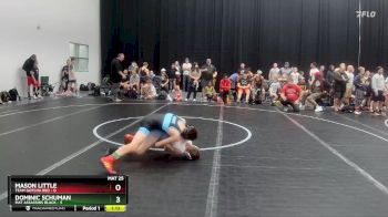 84 lbs Semis (4 Team) - Mason Little, Team Gotcha Red vs Dominic Schuman, Mat Assassins Black