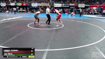 171 lbs Quarterfinal - Leo Wald, Haines High School vs Jeremy Journey, St. Mary`s