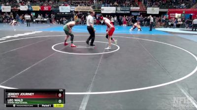 171 lbs Quarterfinal - Leo Wald, Haines High School vs Jeremy Journey, St. Mary`s