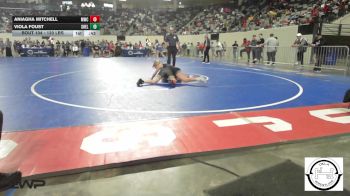 120 lbs Consi Of 16 #1 - Aniagha Mitchell, Midwest City MS vs Viola Foust, Shelton Wrestling Academy