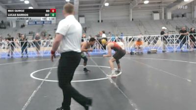 132 lbs Consi Of 4 - Max Quiroz, Indiana Outlaws Black - HSB vs Lucas Barrios, Team Shutt Weaver - HSB