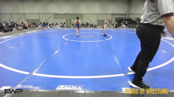 50 lbs Rr Rnd 2 - Kendall Henry, Super Girls K-6 Red vs Harley Beckley, Mat Union Misfits K-6