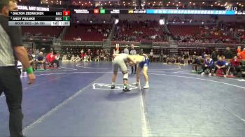 3A-190 lbs 3rd Place Match - Andy Franke, Muscatine vs Dalton Zednichek, Marshalltown