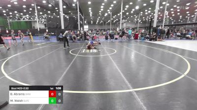 102 lbs Rr Rnd 1 - Brayden Abrams, Gold Medal WC vs Mateo Walsh, Superior Black