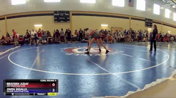 120 lbs Cons. Round 3 - Brayden Juday, Leo Wrestling Club vs Owen Ingalls, Fishers Wrestling Club