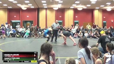 155 lbs Round 4 (6 Team) - Danica Fuelling, MN ALL Star vs Madelyn Grube, Team NBWC