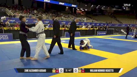 Zane Alexander Assaad vs William Monroe Ricketts 2026 Pan Kids Jiu-Jitsu IBJJF Championship