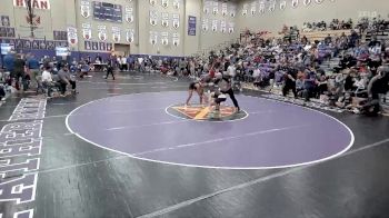 138 lbs Champ. Round 2 - Hunter Benham, St. Vincent St. Mary vs Douglas Barksdale, Blackman