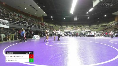 146 lbs 7th Place - Jacob Hernandez, Selma vs Izaya Welsh, Porterville