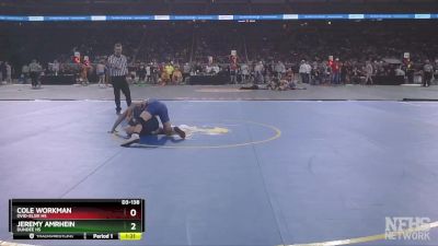 D3-138 lbs Quarterfinal - Jeremy Amrhein, Dundee HS vs Cole Workman, Ovid-Elsie HS