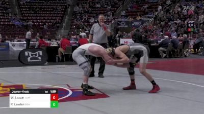 145 lbs Quarterfinal - Wyatt Lazzar, Commodore Perry vs Ryan Lawler, Bishop McDevitt