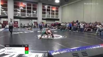 165 lbs Round Of 16 - Kwade Kosoff, Bear River vs Luke Erickson, Snow Canyon