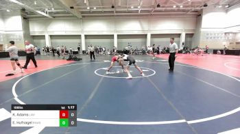 106 lbs Rr Rnd 1 - Karter Adams, LAW Red vs Eddie Hufnagel, Red Nose Wrestling School