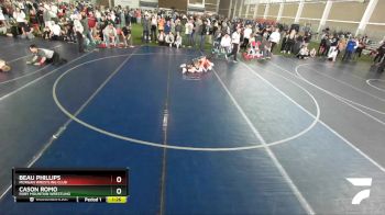 88 lbs Cons. Round 3 - Beau Phillips, Morgan Wrestling Club vs Cason Romo, Ruby Mountain Wrestling