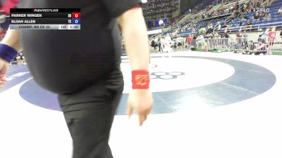 88 lbs Champ. Rd Of 32 - Parker Wingen, SD vs Elijah Allen, TX