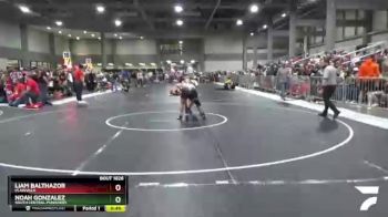 150 lbs Quarterfinal - Noah Gonzalez, South Central Punishers vs Liam Balthazor, Plainville