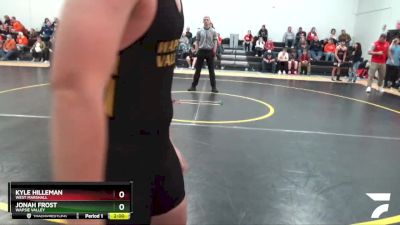 JV-21 lbs Round 3 - Kyle Hilleman, West Marshall vs Jonah Frost, Wapsie Valley