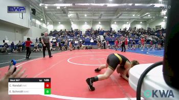 100 lbs 5th Place - Collin Randall, Keystone Kids Wrestling Club vs Elliott Schmidt, Broken Arrow Wrestling Club