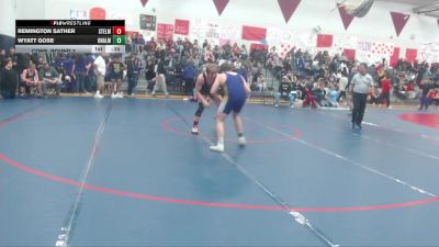 175 lbs Cons. Round 3 - Wyatt Gose, Onalaska vs Remington Sather, Steilacoom