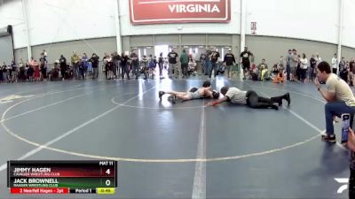 77 lbs Cons. Round 2 - Jack Brownell, Ranger Wrestling Club vs Jimmy Hagen, Cavalier Wrestling Club