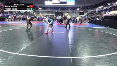 6A 175 lbs Quarterfinal - Ruben Gomez, Brookwood Jr-Sr vs Mason Hussey, Pike Road School