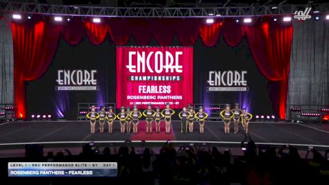 Rosenberg Panthers - FEARLESS [2025 L1 - Rec Performance Elite - 8Y Day 1] 2025 Encore Grand Nationals