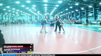 92 lbs Rd# 2 -10:15am Friday - Sky Qorichaska Ramos, Cali Pink vs Summer Mutschler, Maryland Gold