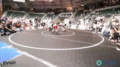 75 lbs Rr Rnd 1 - Maddix Spencer, Keystone Kids Wrestling Club vs Zane Staehlin, Oklahoma Strong- White 9U