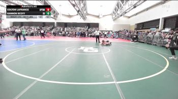 95-T lbs Rr Rnd 3 - Colton Lafrance, Upper Township vs Kannon Scott, Dover Bandits